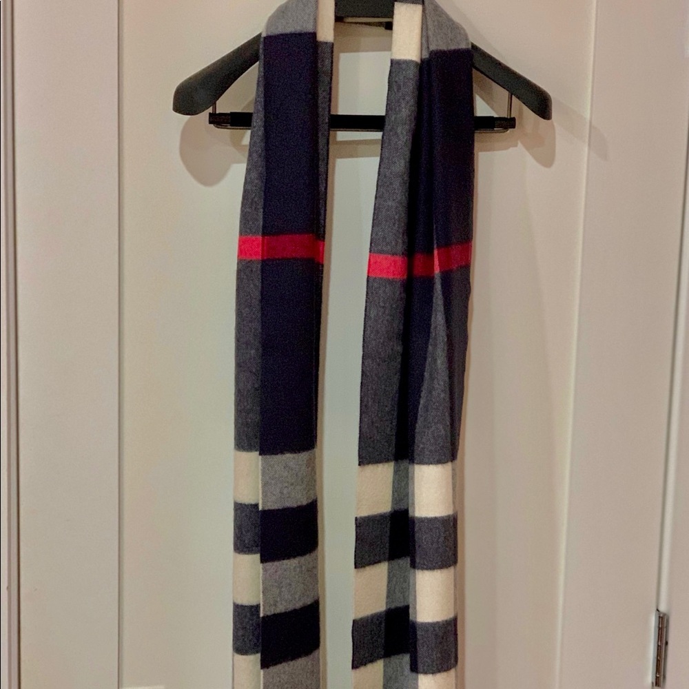Burberry Check Cashmere Scarf